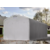 Garažni šotor 5x10 z vrati 4,1x2,5 m - PVC 550 g/m2