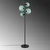 Opviq Podna lampa Benek-20-15-14512, 35x35x165 cm, IP20, Crno-plava