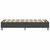 Boxspring postelja temno siva iz blaga 100x200 cm