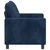 Vidaxl Kavč Temno modra 126 x 81 x 87,5 cm Poliester