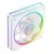 Modecom MODECOM VOLCANO LOOP 120 ARGB hladilnik, obrnjen ventilator, bel