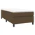 Vidaxl Box spring posteljni okvir temno rjav 90x190 cm blago