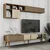 Hanah Home TV komoda sa policama Milan, 180 cm, Krem