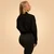 BeastPink Women‘s Bliss Zip-Up Sweatshirt Black