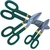 Generic Iron scissors, plastic handles, manual tinplate, multi-size scissors, (21066475)