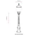 Opviq Spoljna lampa BSU-68187-BSY-M3-BOP, 100 cm, Podna, IP65, E27, 60W, Crna