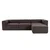 ATELIER DEL SOFA Ugaona garnitura Fora Dark Brown