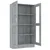 Den Vitrina siva sonoma 82,5x30,5x150 cm konstruiran les