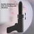 Automatski dildo vibrator sa potiskivanjem sa drškom u obliku pištolja
