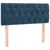 Vidaxl Box spring postelja z vzmetnico temno modra 90x200 cm žamet