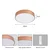 Brilagi - LED prigušiva stropna svetiljka POOL LED/36W/230V prečnik 30 cm bronzana +daljinski upravljač