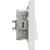 Schneider Electric 1-polno stikalo IP44, bela Asfora