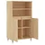 Visoka komoda hrasta sonome 60x36x110 cm od konstruiranog drva