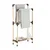SEOWOOD  Polica drvena za pe&scaron;kire 48X28X97cm BT-4802