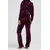 Juicy Couture Ženski donji deo trenerke Del Ray, Bordo