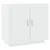vidaXL Komoda bela 80x40x75 cm konstruiran les