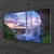 tulup.si Steklena slika Slap landscape vode 125x50 cm 2 obešalnika