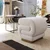 Atelier del Sofa Tabure Sally, 40x42x42cm, Krem