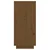 shumee Konzolna omarica medeno rjava 60x34x75 cm trdna borovina