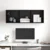 Set TV komoda Crni hrast 37 x 37 x 107 cm Konstruirano drvo