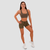 GymBeam Sportski grudnjak Mesh Panel Olive