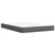 Vidaxl Box spring postelja z vzmetnico temno siva 160x200 cm blago