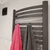 Komplet 4 obešalnikov za radiatorje 10 mm črne barve