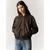 Pull&Bear Prehodna jakna temno rjava