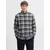 JACK & JONES Srajca JPRBLUBARKLEY temno siva/črna/bela