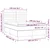 Vidaxl Box spring postelja z vzmetnico LED temno rjava 140x190cm blago