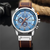 Moška ročna ura Curren Chronograph Silver/Blue