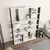 Hanah Home Polica 120x160x29,6cm Belo-Crna