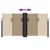 Uvlačiva bočna tenda 120 x 1000 cm smeđesiva