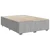 Vidaxl Box spring postelja z vzmetnico svetlo siva 140x200 cm blago