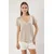 Trendyol Milla Ženska majica TWOSS25TS00196, Bež