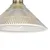 Där Lighting BOY0175 - Plafonsko svetlo BOYD 1xE27/60W/230V prečnik 25 cm mesing/prozirno staklo
