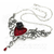 Ogrlica ALCHEMY GOTHIC - The Blood Rose Heart - P721