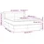 Vidaxl Box spring postelja z vzmetnico modra 140x200 cm blago