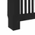 Pokrivač radijatora 2 pcs Crna 152 x 19 x 81,5 cm