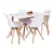 House Nordic Jedilna miza, 70x120x75 cm, bela