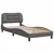 Okvir za krevet bez madraca Hvar sivi 90x190 cm od umjetne kože