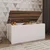 Hanah Home Kutija za odlaganje Florya, 90x45.5x45 cm, Bela