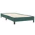 Box Spring krevet bez madracem tamnozeleni 80x220 cm baršun