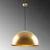 Opviq Luster Kure-50-Mr-723-1, 50x50x121cm, IP20, Zlatne boje