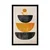 Plakat japandi s stilskim vzorcem - 60x90 silver