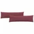 Jastučići za sofu 2 pcs Vinska crvena 145 x 40 cm tkanina