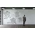 WallXpert metalni zidni ukras 5292, geometrijska mapa Francuske, 72 x 74 cm, crni