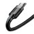 BASEUS Cafule USB na Micro USB kabel 2.4A 1m (sivo-črn)