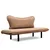 Atelier del Sofa Dvosed na razvlačenje Chatto 140x70x65cm Svetlobraon