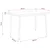 vidaXL 120 x 70 x 75 cm Masiven les akacije Temno rjava in bela